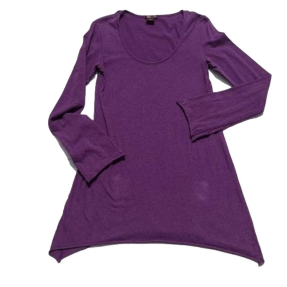 Purple long sleeve Bobi Shirt in Medium